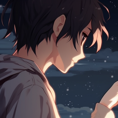 Image For Post | Two characters in a gentle embrace, surrounded by the warm hues of sunset. amazing matching anime pfp pfp for discord. - [matching anime pfp, aesthetic matching pfp ideas](https://hero.page/pfp/matching-anime-pfp-aesthetic-matching-pfp-ideas)