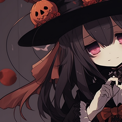 Image For Post | Two characters, one dressed like a witch, expressive faces, autumn colors adorable couples halloween pfps pfp for discord. - [matching halloween pfp, aesthetic matching pfp ideas](https://hero.page/pfp/matching-halloween-pfp-aesthetic-matching-pfp-ideas)