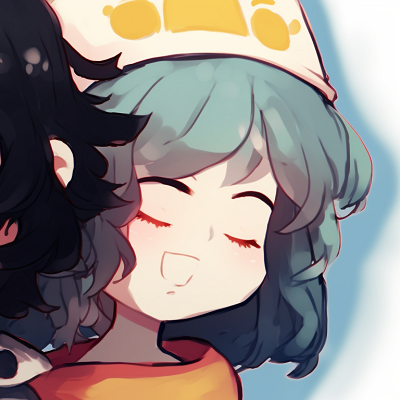 Image For Post | Two Memcchi characters, enchanting warm colors, sitting in closeness on a cloud. unique memcchi matching pfp pfp for discord. - [memcchi matching pfp, aesthetic matching pfp ideas](https://hero.page/pfp/memcchi-matching-pfp-aesthetic-matching-pfp-ideas)