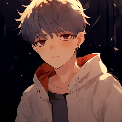 Image For Post | A bashful anime boy looking away, with muted colors and delicate shading. anime manga boy pfp pfp for discord. - [anime pfp male](https://hero.page/pfp/anime-pfp-male)
