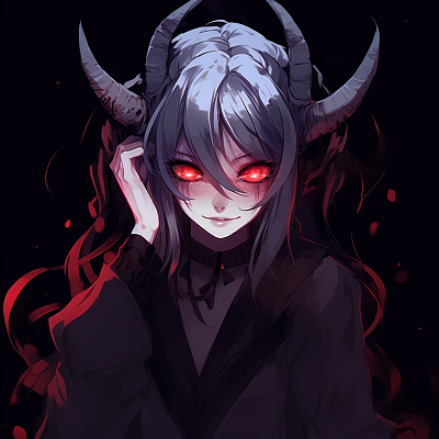 Image For Post | Full body shot of anime girl in demon form, series of intricate details in her outfit. girls' demonic anime pfp pfp for discord. - [demonic anime pfp](https://hero.page/pfp/demonic-anime-pfp)