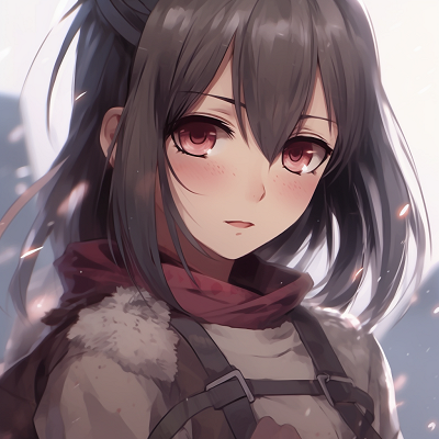 Image For Post | Profile view of Mikasa Ackerman, showcasing structured features and delicate shading. top female anime pfp pfp for discord. - [female anime pfp](https://hero.page/pfp/female-anime-pfp)
