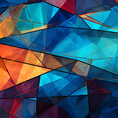 Image For Post Abstract Geometric Shapes Digital Creation - Wallpaper