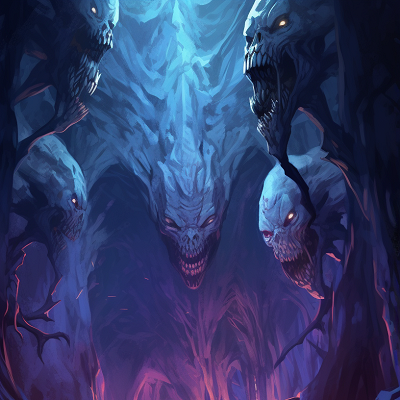 Image For Post Bold Illustration of Manhwa Cave Monsters - Wallpaper