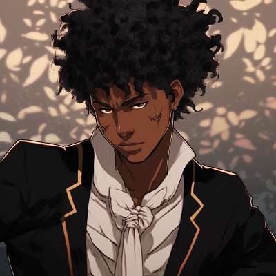 Image For Post | Close-up portrait of black anime boy, showcasing the nuances of the character design. alluring black anime boy characters pfp - [Amazing Black Anime Characters pfp](https://hero.page/pfp/amazing-black-anime-characters-pfp)