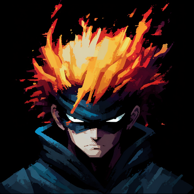 Image For Post | Super Saiyan Goku backlit with a fiery aura, strong outlines and vibrant colors. cool animated pfp samples - [Top Animated PFP Creations](https://hero.page/pfp/top-animated-pfp-creations)