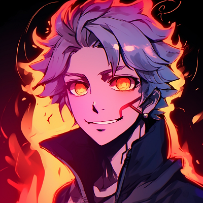 Image For Post | Tanjiro Kamado's profile portrait enriched with vibrant glowing colors top-tier glowing anime pfp selection - [Glowing Anime PFP Central](https://hero.page/pfp/glowing-anime-pfp-central)