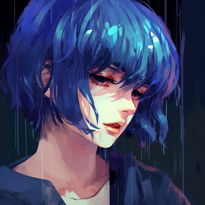 Image For Post | Downcast look in an anime character's profile, fine details in the hair and pallid skin tonality. depicted sadness in anime pfp - [Anime Sad Pfp Central](https://hero.page/pfp/anime-sad-pfp-central)