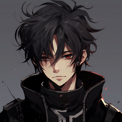 Image For Post | A pensive looking emo anime character, featuring deep shadows and darker hues. emo male anime pfp - [Male Anime PFP Hub](https://hero.page/pfp/male-anime-pfp-hub)