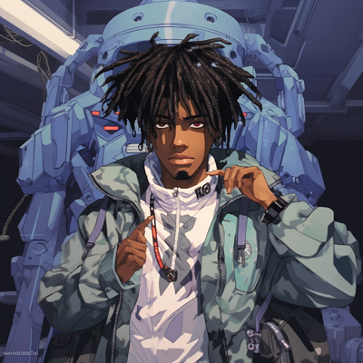 Image For Post | Playboi Carti portrayed in a cyber anime style, showcasing futuristic cybernetic elements and neon colors. otaku art: playboi carti anime pfp - [Playboi Carti PFP Anime Art Collection](https://hero.page/pfp/playboi-carti-pfp-anime-art-collection)