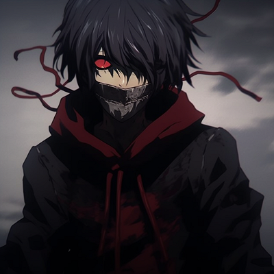 Image For Post | Tormented expression of Kaneki, high contrast grunge tones and detailed linework. trending grunge anime pfp - [Grunge Anime PFP](https://hero.page/pfp/grunge-anime-pfp)