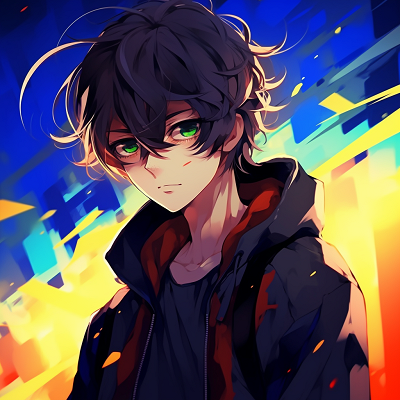 Image For Post | Anime boy interpreted aesthetically, with emphasis on stylized hair and eyes. anime pfp boy artsy - [Anime Pfp Boy](https://hero.page/pfp/anime-pfp-boy)