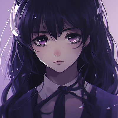 Image For Post | Anime girl character emanating a mystical purple aura, her ethereal appearance emphasized with violet undertones. mesmerizing purple anime girls - [Expert Purple Anime PFP](https://hero.page/pfp/expert-purple-anime-pfp)