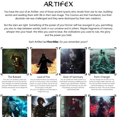 Image For Post Artifex CYOA from /tg/