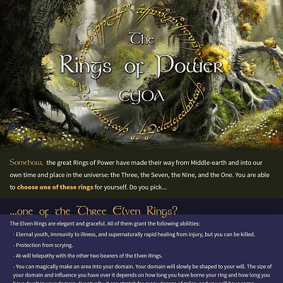 Image For Post Rings Of Power CYOA by Tidemaker_Lorthos