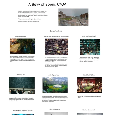 Image For Post A Bevy of Boons CYOA by LicksMackenzie