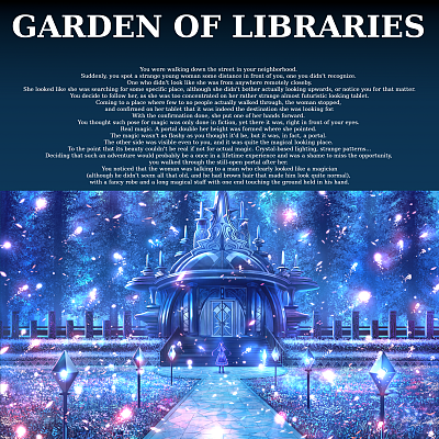 Image For Post Garden Of Libraries CYOA + Mystery Box from /tg/