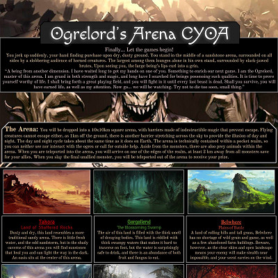 Image For Post Ogrelord's Arena CYOA from /tg/