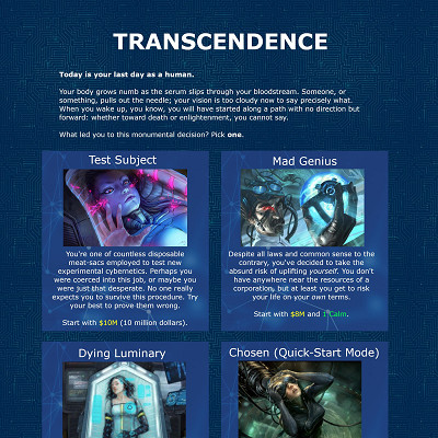 Image For Post Transcendence CYOA by Claydust