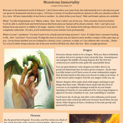Image For Post Monstrous Immortality CYOA By Acheld