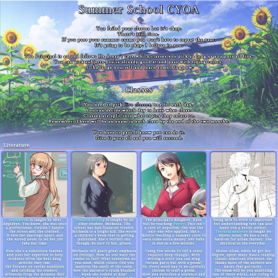 Image For Post Summer School CYOA by DivineTarot