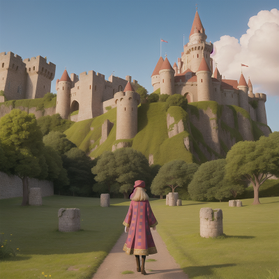 Image For Post Anime, circus, invisibility cloak, medieval castle, joy, drought, HD, 4K, AI Generated Art