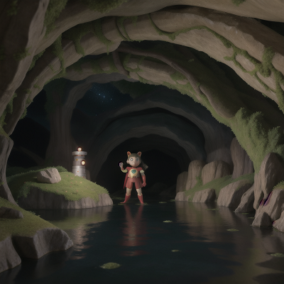 Image For Post Anime, superhero, cave, swamp, telescope, queen, HD, 4K, AI Generated Art