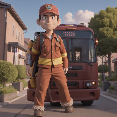 Image For Post Anime, alien, shield, firefighter, bigfoot, bus, HD, 4K, AI Generated Art