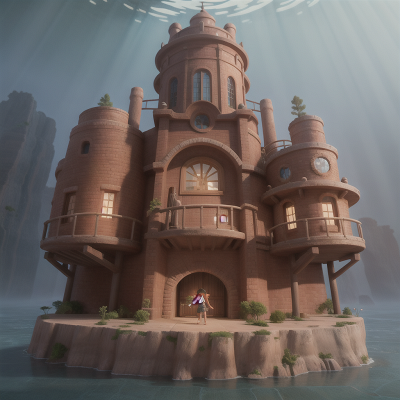 Image For Post Anime, wild west town, magic portal, underwater city, crying, romance, HD, 4K, AI Generated Art