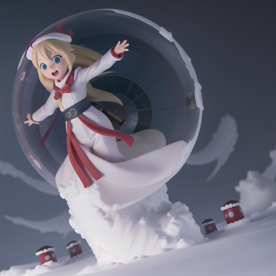 Image For Post Anime, airplane, snow, time machine, ghostly apparition, sushi, HD, 4K, AI Generated Art