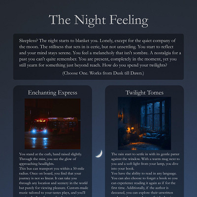 Image For Post The Night Feeling CYOA by DragonsCats