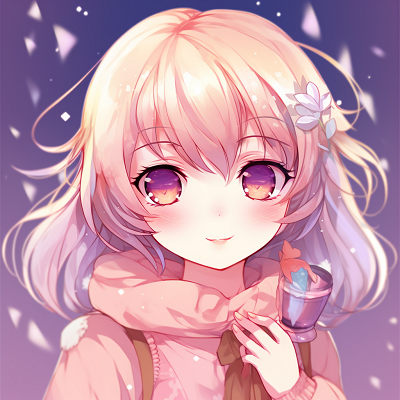 Image For Post | Young anime lady in a glamorous outfit, detailed work on costume and hair showcasing a mix of vibrant and pastel tones. glamorous kawaii anime pfp choices - [kawaii anime pfp universe](https://hero.page/pfp/kawaii-anime-pfp-universe)