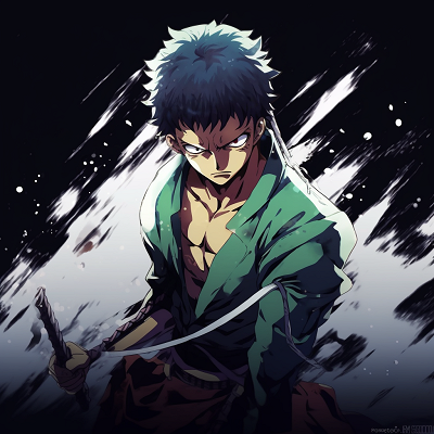Image For Post | Fiercely gaze of Zoro, high contrast and fine details. high quality anime pfp in one piece theme - [High Quality Anime PFP Gallery](https://hero.page/pfp/high-quality-anime-pfp-gallery)