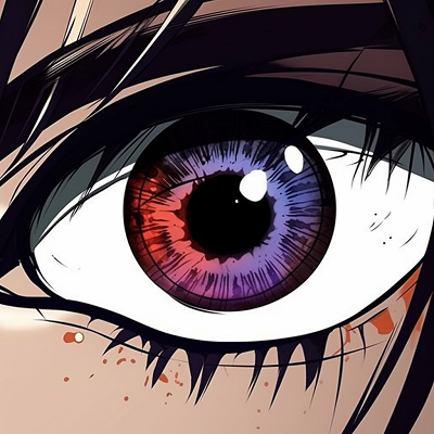 Image For Post | Bang-framed striking anime eyes on male profile, accentuated with bold lines and expressive shading. pfp anime eyes male art - [Anime Eyes PFP Mastery](https://hero.page/pfp/anime-eyes-pfp-mastery)