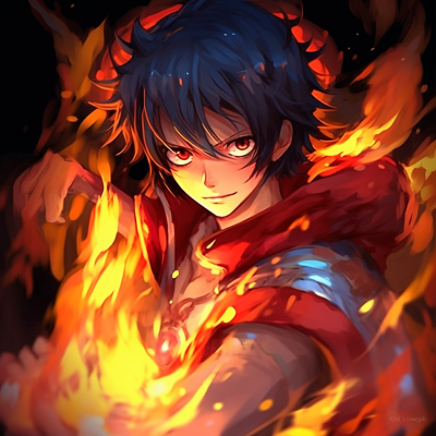Image For Post | Anime figure encased in fire embrace, glowing red and gold palette. top fire anime pfp - [Fire Anime PFP Space](https://hero.page/pfp/fire-anime-pfp-space)