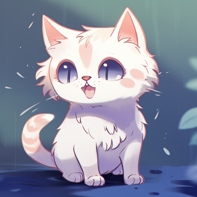 Image For Post | Cute chibi anime cat, oversized head and wide eyes, emphasizing cuteness. entirely cute anime cat pfp - [Anime Cat PFP Universe](https://hero.page/pfp/anime-cat-pfp-universe)