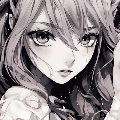 Image For Post | Artistic portrayal of an anime girl in black and white, with focus on detailed shading. anime pfp girl in black and whiteHD, free download - [Anime PFP Girl](https://hero.page/pfp/anime-pfp-girl)