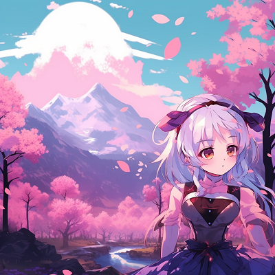 Image For Post | Sakura surrounded by pastel colors, serene ambiance and pastel hues. unique anime aesthetic pfp selections - [Anime Aesthetic PFP World](https://hero.page/pfp/anime-aesthetic-pfp-world)