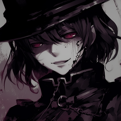 Image For Post | Goth anime boy with vibrant red eyes, defined facial features, and liberating use of shadows and highlights. goth pfp for anime boys - [Goth Anime PFP Gallery](https://hero.page/pfp/goth-anime-pfp-gallery)