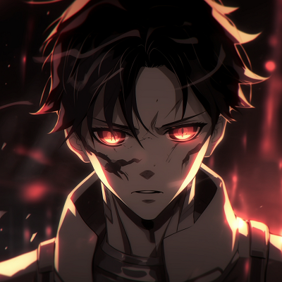 Image For Post | Levi's intense stare radiating dazzling glow, providing a cool anime aesthetic. 4k resolution glowing anime pfp gallery - [Glowing Anime PFP Central](https://hero.page/pfp/glowing-anime-pfp-central)