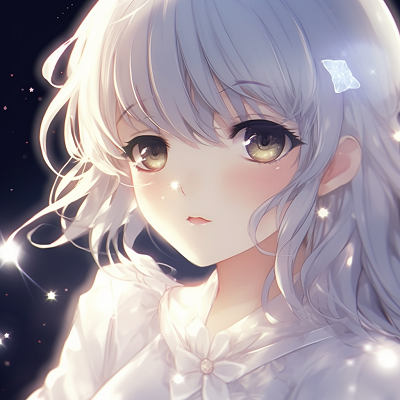 Image For Post | Anime character dressed in all white, ethereal light effect and clean lines. aesthetic white anime pfp - [White Anime PFP](https://hero.page/pfp/white-anime-pfp)