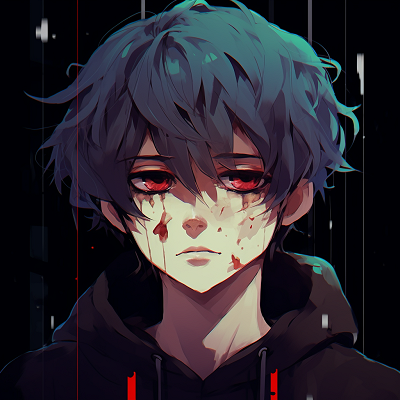 Image For Post | Sad anime boy shrouded in shadows, dark hues and nuanced expressions. sad pfp anime boy characters - [Sad PFP Anime](https://hero.page/pfp/sad-pfp-anime)