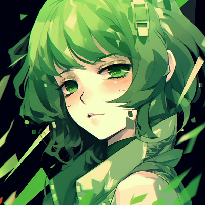 Image For Post | Profile of a charming anime boy, characterized by deep green elements and expressive eyes. green anime pfp aesthetic icons - [Green Anime PFP Universe](https://hero.page/pfp/green-anime-pfp-universe)
