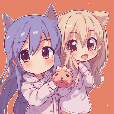 Image For Post | Two chibi friends with matching outfits, bright color scheme. adorable matching anime pfp for best friends - [Matching Anime PFP Best Friends Collection](https://hero.page/pfp/matching-anime-pfp-best-friends-collection)