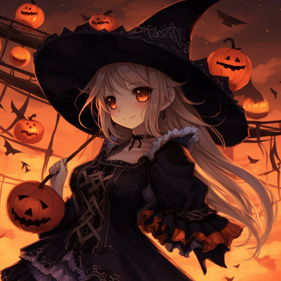 Image For Post | Anime witches in Halloween attire, dark hues and detailed designs. halloween anime pfp aesthetics - [Halloween Anime PFP Collection](https://hero.page/pfp/halloween-anime-pfp-collection)