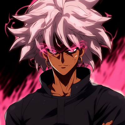 Image For Post Mesmerizing Goku Black Rosé portrait - captivating black anime pfp collection