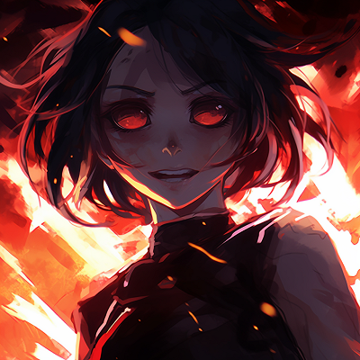 Image For Post | Anime girl surrounded by a fiery ambiance, showcasing dynamic color variations. crazy anime pfp girl depiction pfp for discord. - [Crazy Anime PFP](https://hero.page/pfp/crazy-anime-pfp)