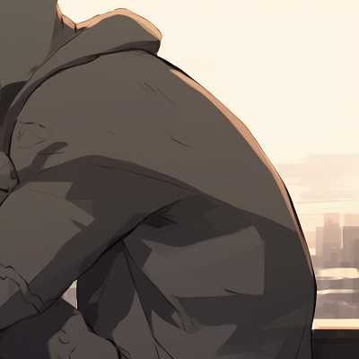 Image For Post | Two characters sitting on a rooftop, monochromatic theme and cityscape background. perfect portray matching discord pfp pfp for discord. - [matching discord pfp, aesthetic matching pfp ideas](https://hero.page/pfp/matching-discord-pfp-aesthetic-matching-pfp-ideas)