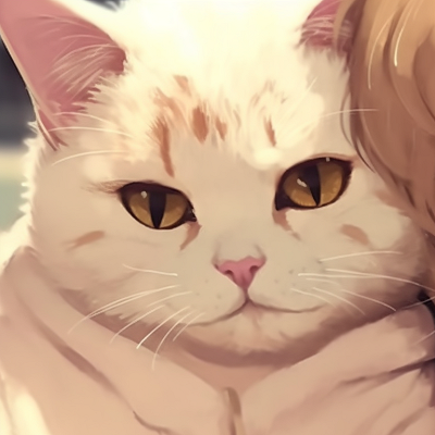 Image For Post | Two characters with piercing gazes, their feline features detailed with cool tones. boy and girl cat matching pfp pfp for discord. - [cat matching pfp, aesthetic matching pfp ideas](https://hero.page/pfp/cat-matching-pfp-aesthetic-matching-pfp-ideas)