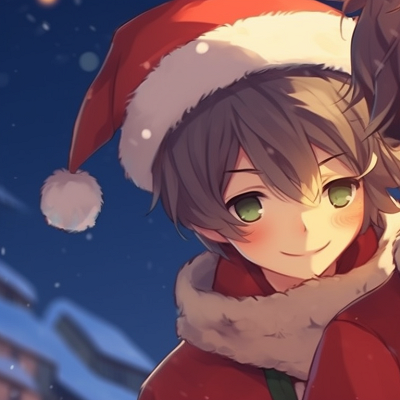 Image For Post | Two characters in Santa costumes cuddling, vibrant red and white colours, with a glowing ambiance. christmas matching pfp for festive pfp for discord. - [christmas matching pfp, aesthetic matching pfp ideas](https://hero.page/pfp/christmas-matching-pfp-aesthetic-matching-pfp-ideas)